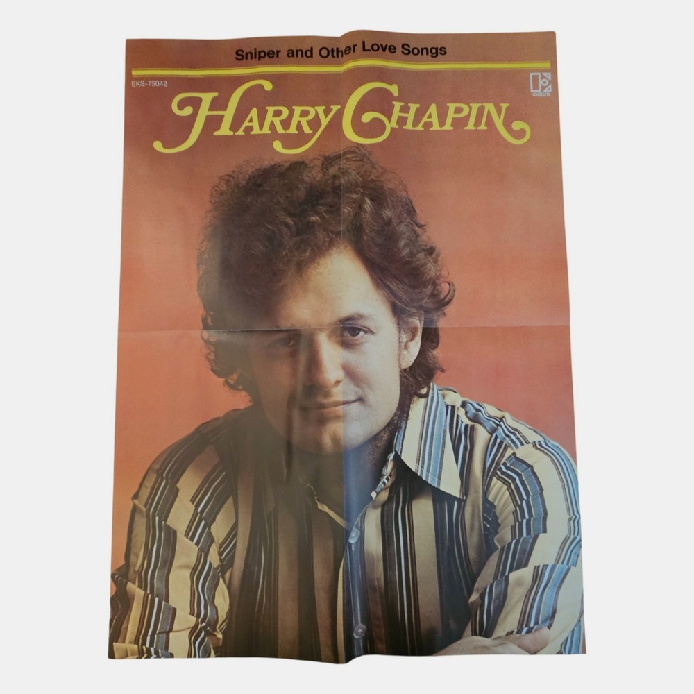 Harry Chapin‎ Sniper and Other Love Songs 19x28 Vintage 1970s Album Promo Poster